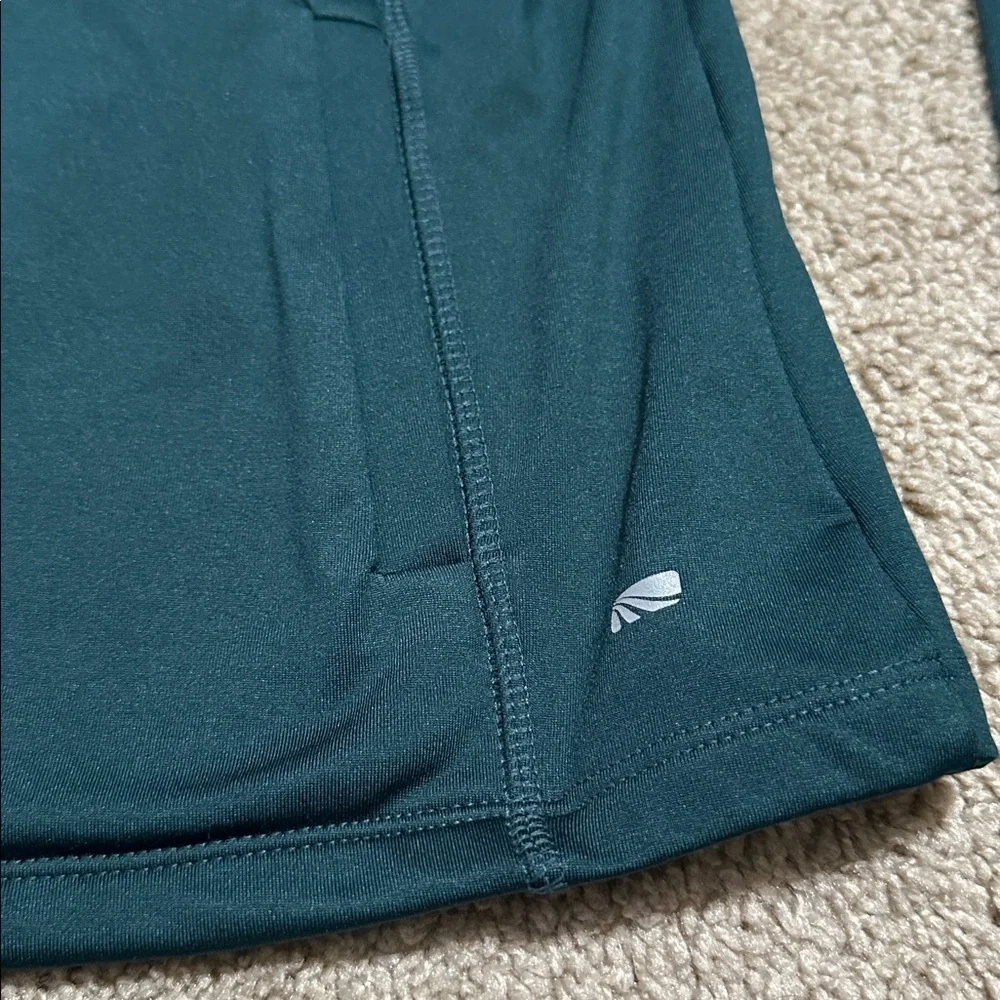 Marika Women's Green Asymmetrical Zip Active Wear Jacket Sz M NWT